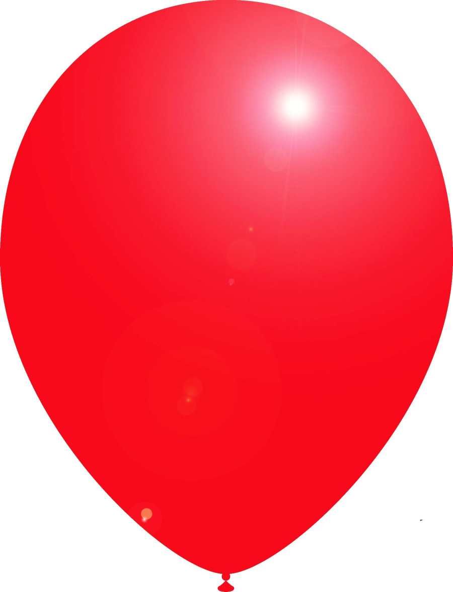 Globos lisos ROJO CLARO
