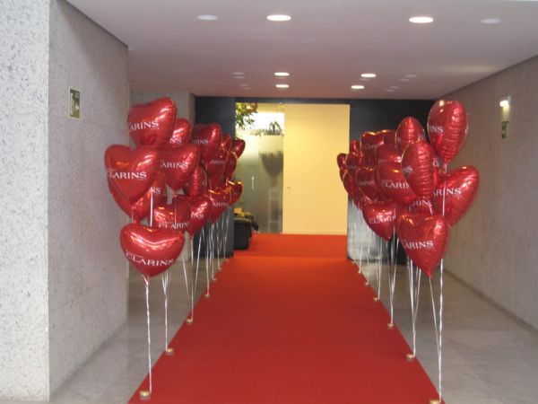Decoración con globos eventos corporativos.