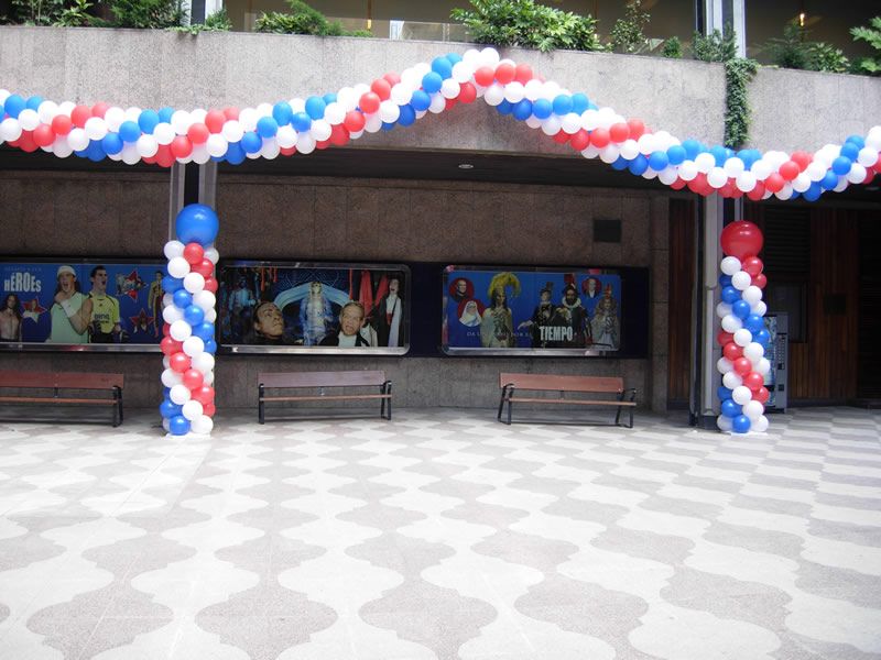DECORACIONES ARCOS, COLUMNAS CON GLOBOS