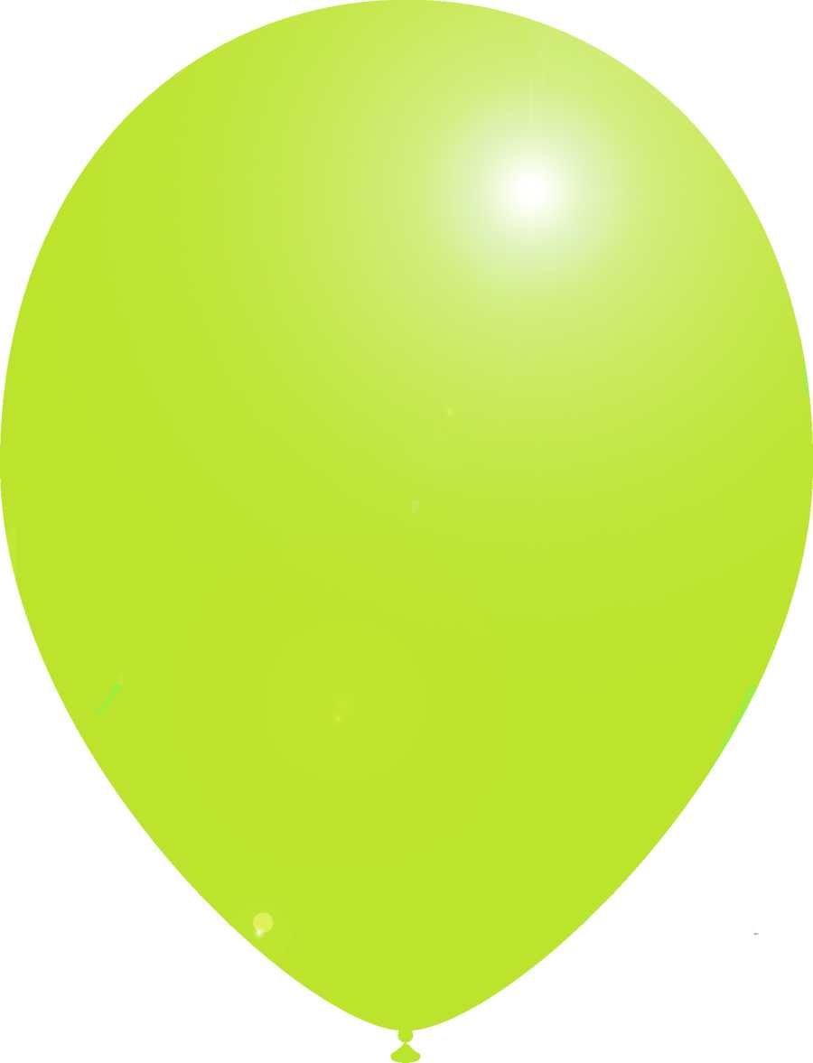 Globos lisos VERDE LIMA