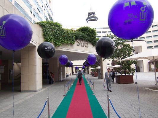 DECORACION CON GLOBOS GRANDES