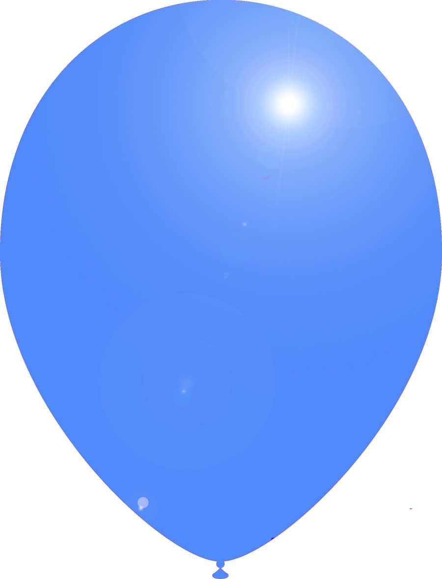 Globos lisos azul claro